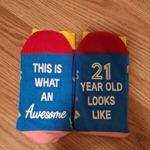 Colorful Kids Socks - Blue, Red, Yellow